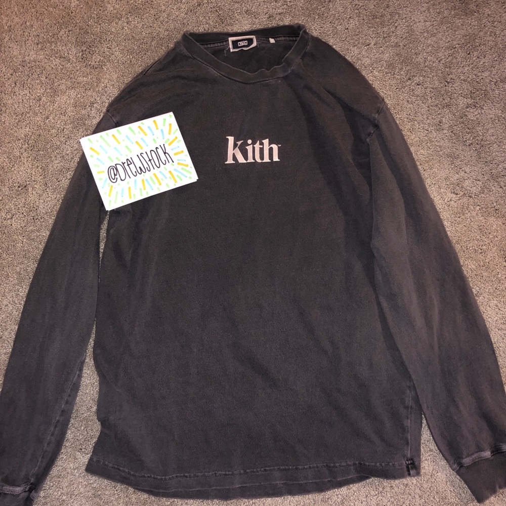 KITH. Kith Grey L/S Tee